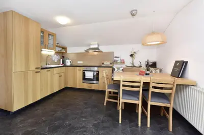 Küche/Küchenzeile in der Unterkunft Ferienwohnung Frömlig