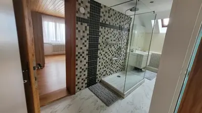 Ein Badezimmer in der Unterkunft Ferienhaus Hämmerle´s