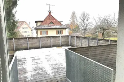 Das Gebäude in dem sich die Ferienwohnung befindet