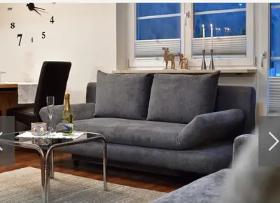 Ein Sitzbereich in der Unterkunft Gästehaus Scherrer