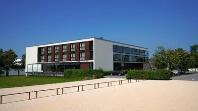 Das Gebäude in dem sich das Motel befindet