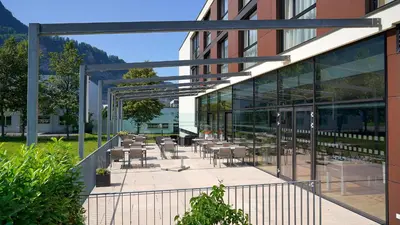 Das Gebäude in dem sich das Motel befindet