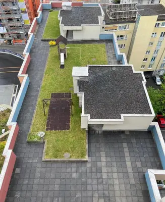Das Gebäude in dem sich die Ferienwohnung befindet