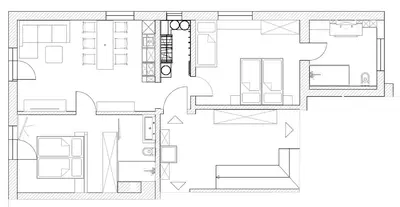 Grundriss der Unterkunft Haus Rätikon