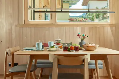 Essen im Chalet oder in der Nähe