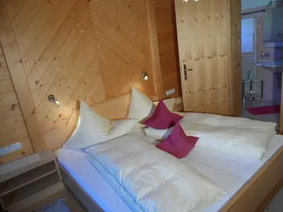 Ein Bett oder Betten in einem Zimmer der Unterkunft Haus Brunneck