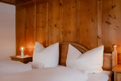 Ein Bett oder Betten in einem Zimmer der Unterkunft Haus Barbara