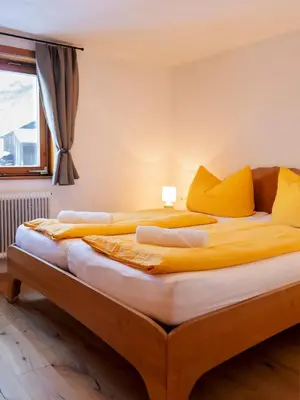 Ein Bett oder Betten in einem Zimmer der Unterkunft Haus Barbara