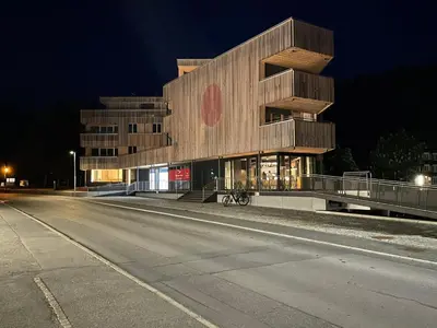Das Gebäude in dem sich die Ferienwohnung befindet