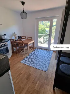 Küche/Küchenzeile in der Unterkunft Ferienwohnung Tostner Burgblick