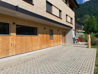 Das Gebäude in dem sich die Ferienwohnung befindet