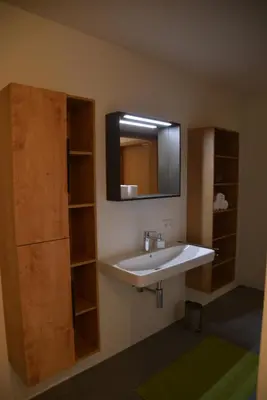 Ein Badezimmer in der Unterkunft Ferienwohnung Grunholz