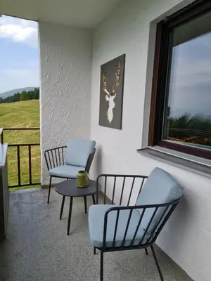 Ein Balkon oder eine Terrasse in der Unterkunft sünnala