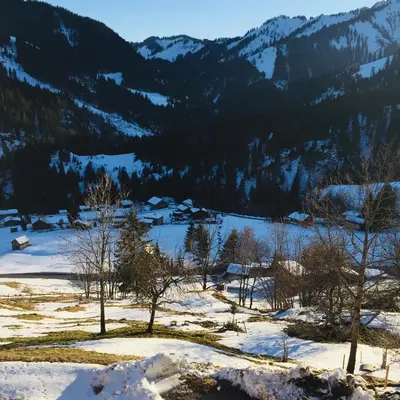 Naturlandschaft in der Nähe der Ferienwohnung