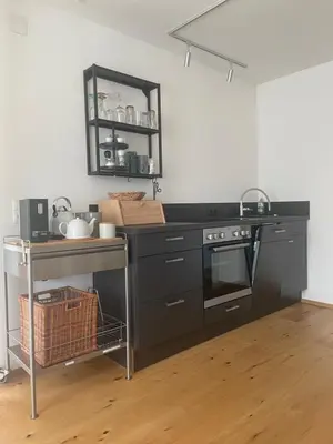 Küche/Küchenzeile in der Unterkunft Haus Hannah