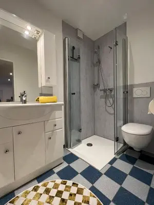 Ein Badezimmer in der Unterkunft Glads Apartment