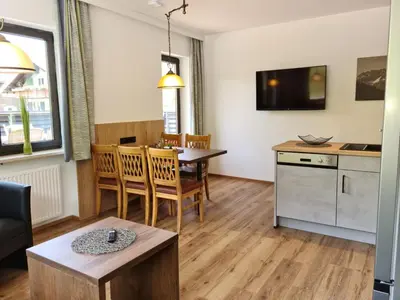 Küche/Küchenzeile in der Unterkunft Haus Haberstock