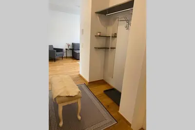 Küche/Küchenzeile in der Unterkunft Wohnung 2 in zentraler Lage im Rheintal