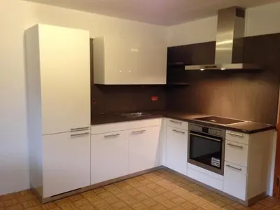 Küche/Küchenzeile in der Unterkunft Landhaus Waldblick