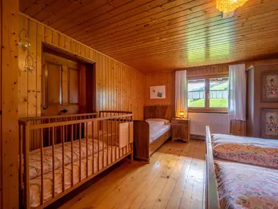 Ein Bett oder Betten in einem Zimmer der Unterkunft Ferienhaus Rinderer