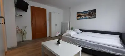 Ein Bett oder Betten in einem Zimmer der Unterkunft Green Hill Apartments - Dornbirn