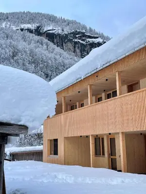 Apartment Klausbrücke mit Stellplatz & Infrarot Sauna im Winter