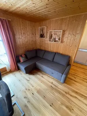 Ein Sitzbereich in der Unterkunft Appartement Melinda Ebnit