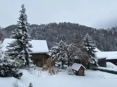 Panorama Wohnung Rungelin Bludenz im Winter