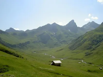 Naturlandschaft in der Nähe der Ferienwohnung