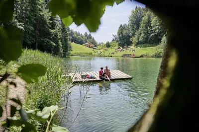 Naturlandschaft in der Nähe des Chalets