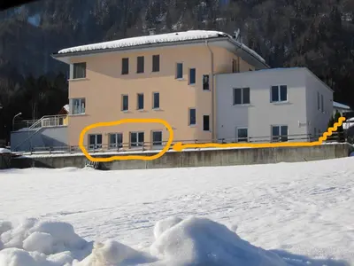 Grundriss der Unterkunft Ferienwohnung Mathis