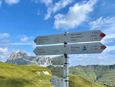 Naturlandschaft in der Nähe des Chalets