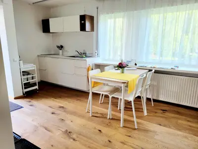 Küche/Küchenzeile in der Unterkunft Apartment Sonnenschein