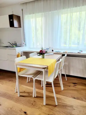 Küche/Küchenzeile in der Unterkunft Apartment Sonnenschein