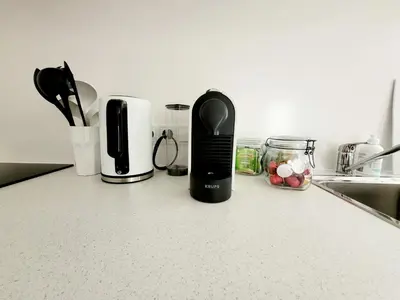 Küche/Küchenzeile in der Unterkunft Apartment Sonnenschein