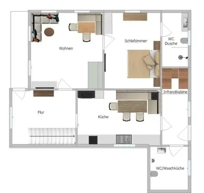 Grundriss der Unterkunft Haus Landschisott