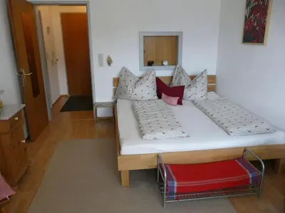 Ein Bett oder Betten in einem Zimmer der Unterkunft Kleine feine Wohnung in Toplage