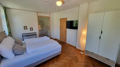 Ein Bett oder Betten in einem Zimmer der Unterkunft Gasthof - Auszeit im Bad Diezlings - Adults only