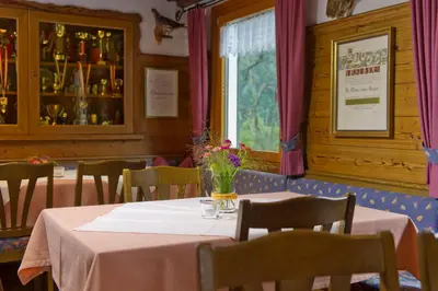 Getränke in der Unterkunft Café Pension zum Jäger
