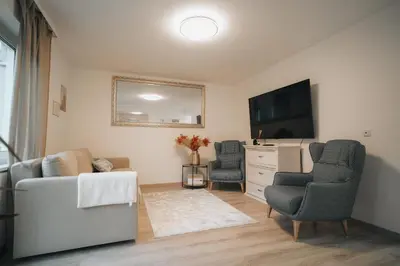 TV/Unterhaltungsangebot in der Unterkunft Ferienwohnung Alpblick