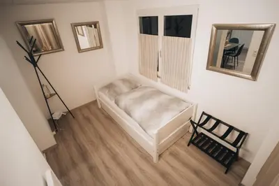 TV/Unterhaltungsangebot in der Unterkunft Ferienwohnung Alpblick
