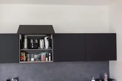 Küche/Küchenzeile in der Unterkunft am Greben Apartments eins - zwei - sechs - sieben