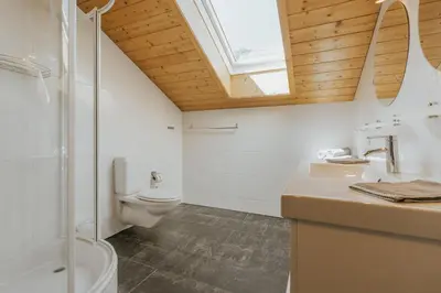 Ein Badezimmer in der Unterkunft Ferienwohnung Hoche