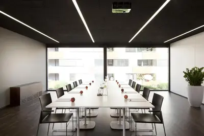 Ein Restaurant oder anderes Speiselokal in der Unterkunft Hotel am Garnmarkt
