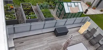Ein Balkon oder eine Terrasse in der Unterkunft Haus Katharina