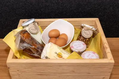 Essen in der Ferienwohnung oder in der Nähe