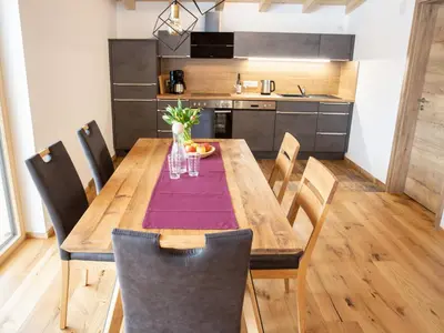 Küche/Küchenzeile in der Unterkunft Ferienwohnung Schwendle Egg
