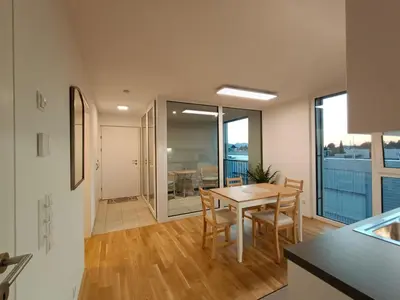 Grundriss der Unterkunft Neu erstellte Wohnung mit Balkon in Hard