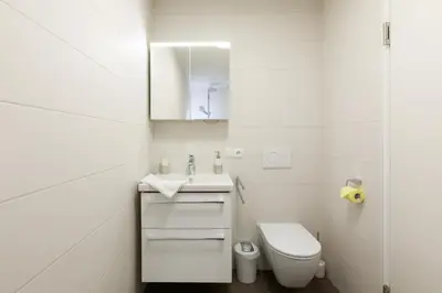 Ein Badezimmer in der Unterkunft Wohlfühlapartments in Hard