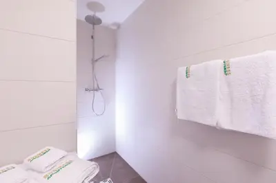 Ein Badezimmer in der Unterkunft Wohlfühlapartments in Hard